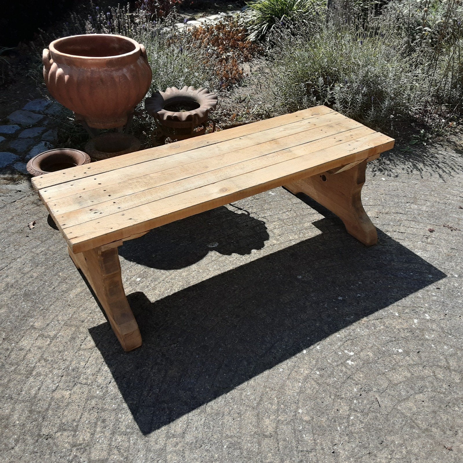 Bankje, Tuin en Terras, Tuinbanken, Ophalen, Zo goed als nieuw, Hout
