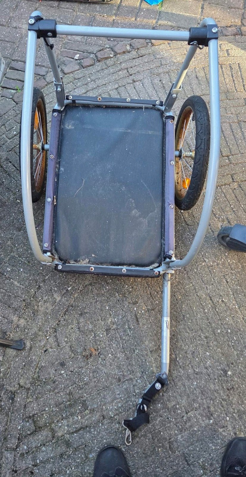 Fietskar / Sjouwkar voor achter de fiets, Fietsen en Brommers, Ophalen, Gebruikt, Bagagekar