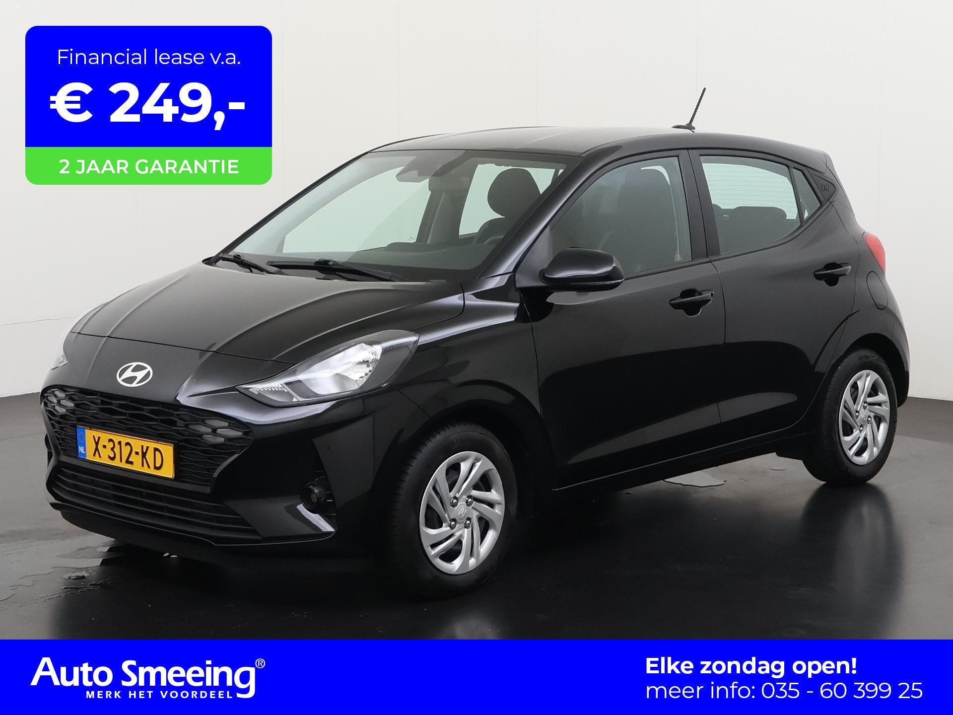 Hyundai i10 1.0 Comfort Smart 5-zits Automaat | Apple/Androi, Auto's, 12 maanden, Stof, Gebruikt, 899 kg
