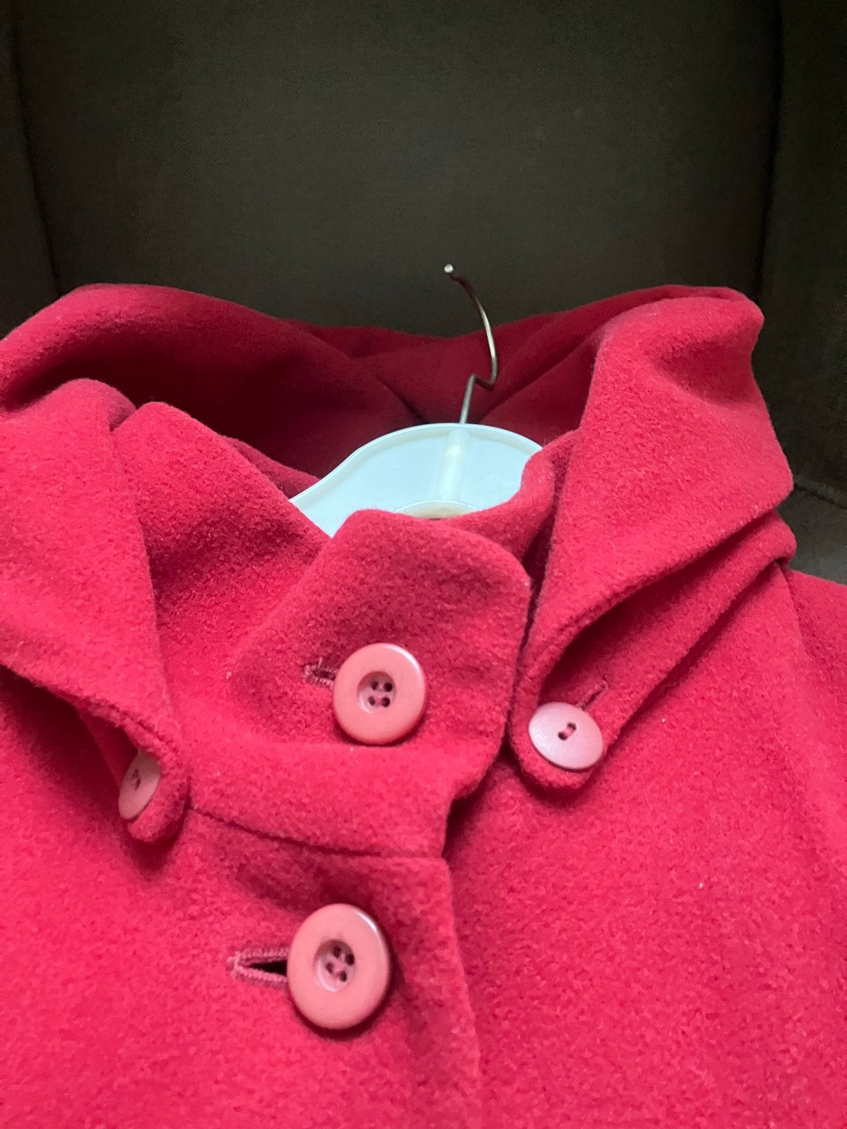 Mooie rode winterjas, maat 42, in goede staat, Kleding | Dames, Ophalen, Gedragen, Maat 42/44 (L), Rood