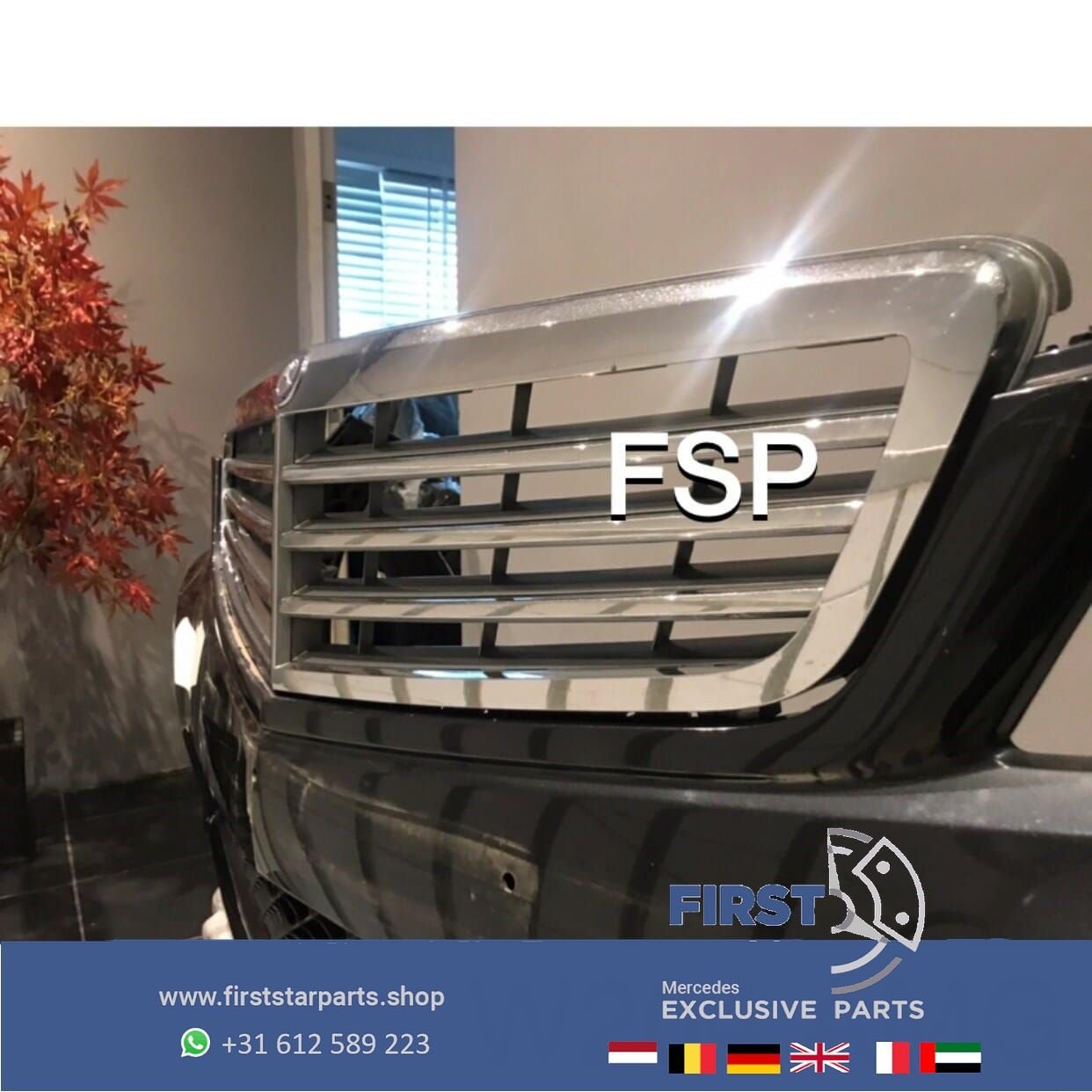 W204 C204 Mercedes C Klasse FACELIFT AMG VOORBUMPER COMPLEET, Gebruikt, -, Voor, Ophalen of Verzenden