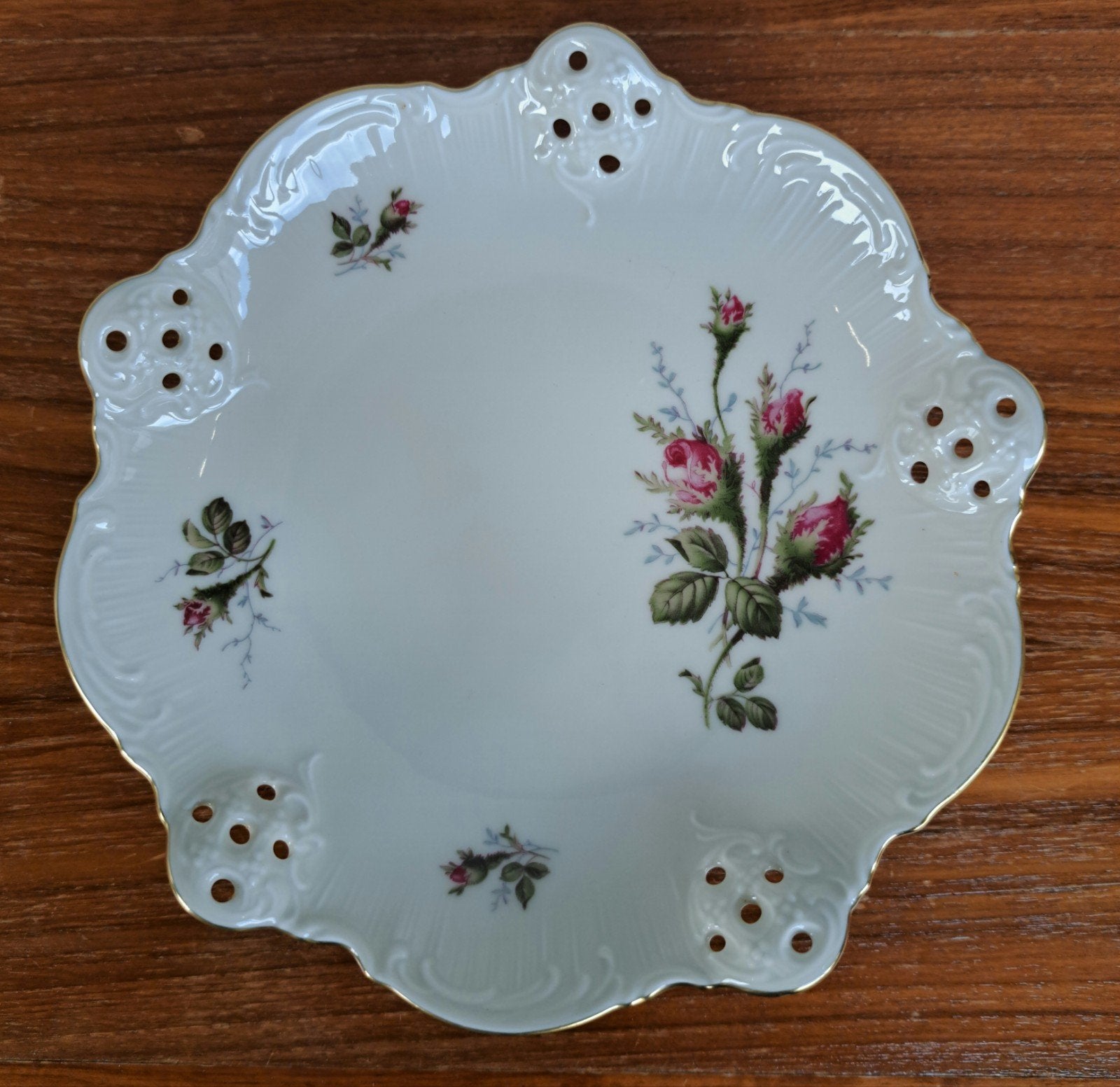 Vintage Rosenthal Germany porseleinen schaal Rose Collection, Ophalen of Verzenden
