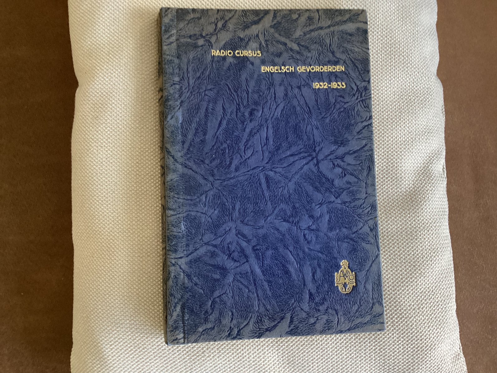 AVRO : RADIO CURSUS ENGELSCH GEVORDERDEN 1932-1933, Ophalen of Verzenden, Zo goed als nieuw