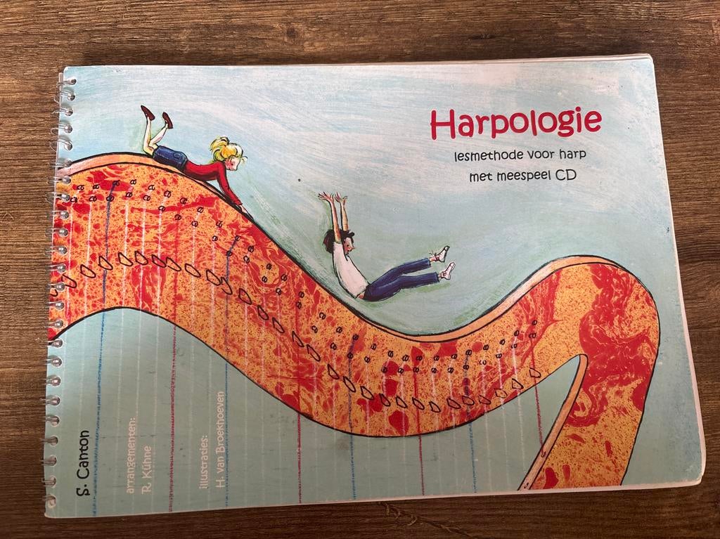Harpologie lesmethode voor harp, Muziek en Instrumenten, Gebruikt, Overige genres, Les of Cursus, Overige instrumenten