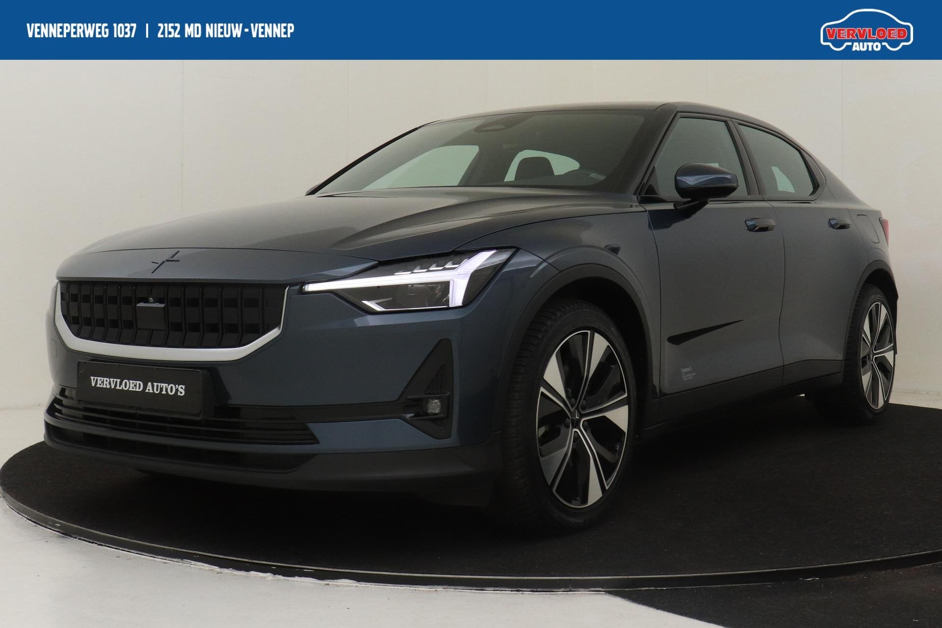 Polestar 2 LONG RANGE SINGLE MOTOR 78 kWh -360°CAM|ADAP.CRU, Auto's, Polestar 2, Stof, Gebruikt, Blauw