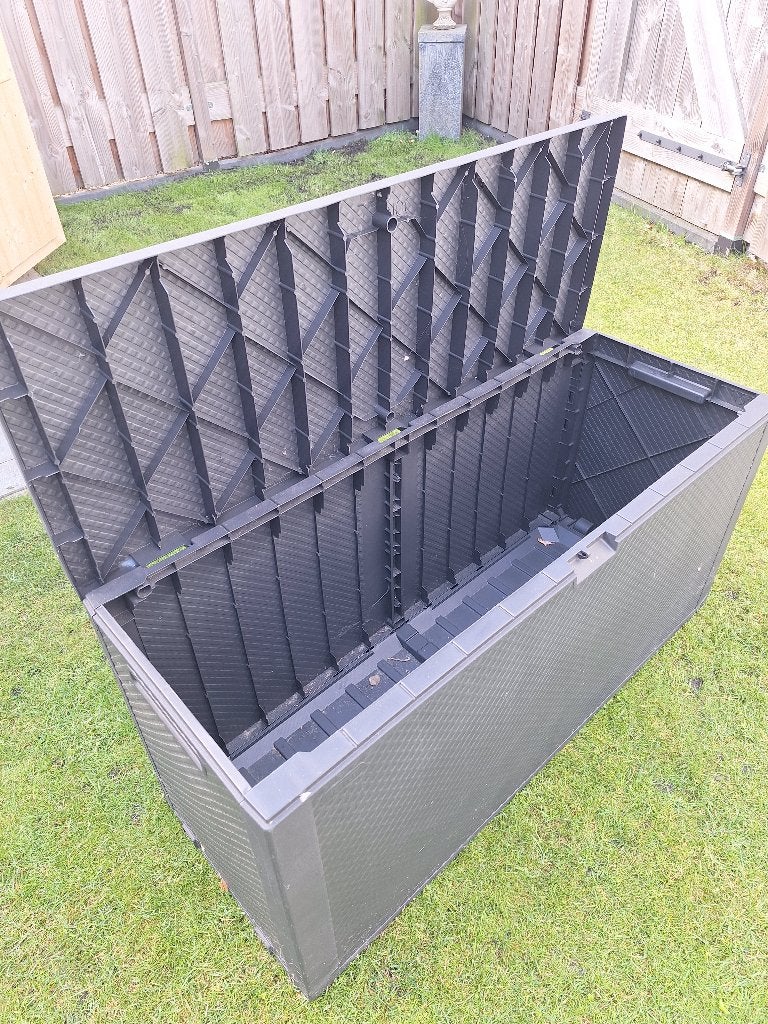 Tuinkussen kist, Tuin en Terras, Ophalen, Zo goed als nieuw, Kunststof, Overige typen
