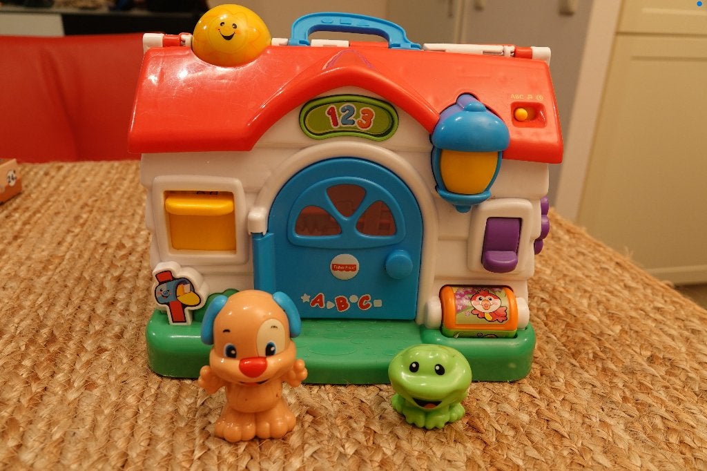 Fisher-Price Laugh & Learn Learning Home (Leerhuis) (17), Kinderen en Baby's, Ophalen of Verzenden, Gebruikt, Speelset, Met licht