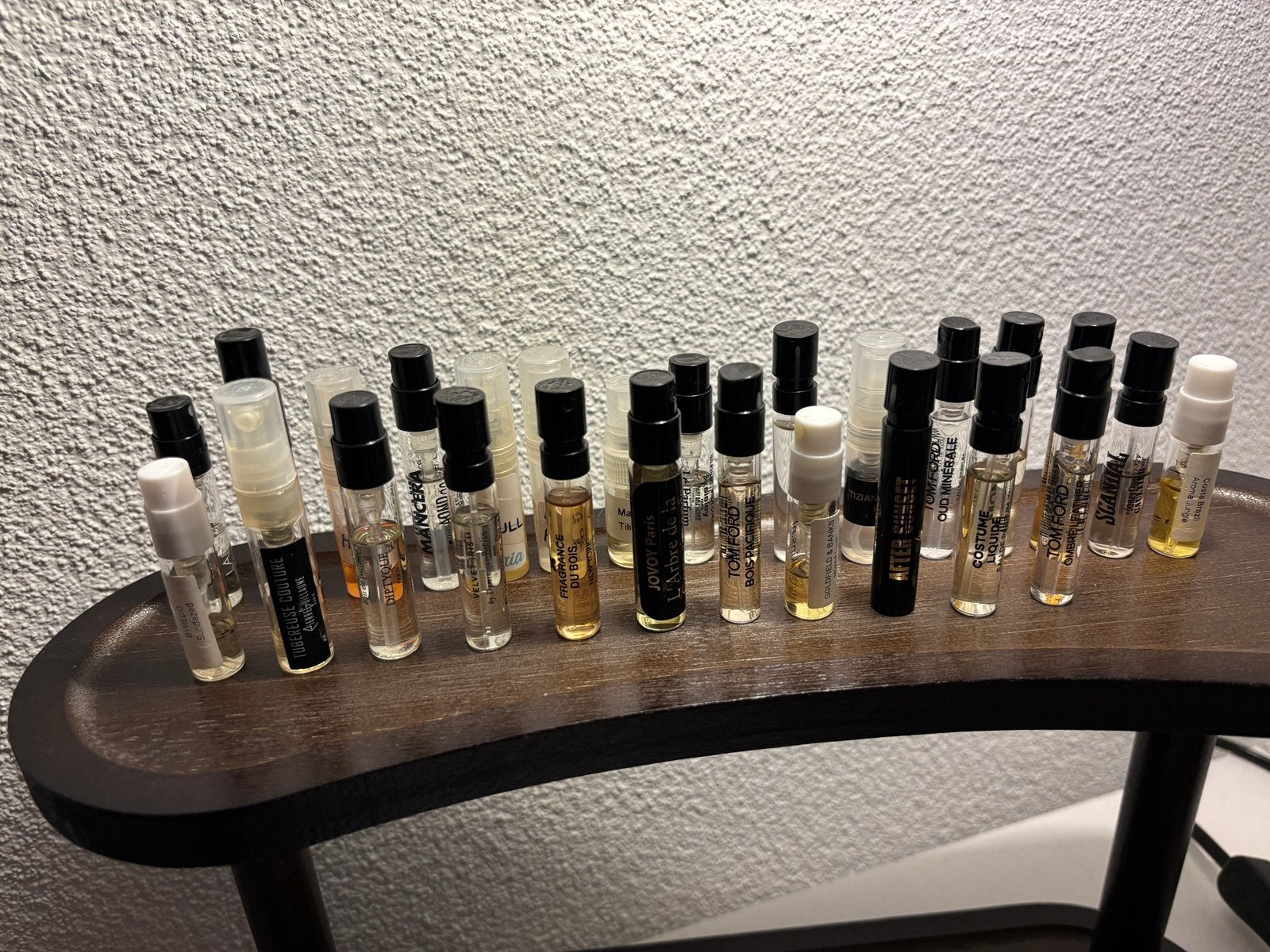 Luxe niche parfum samples, Ophalen of Verzenden, Zo goed als nieuw