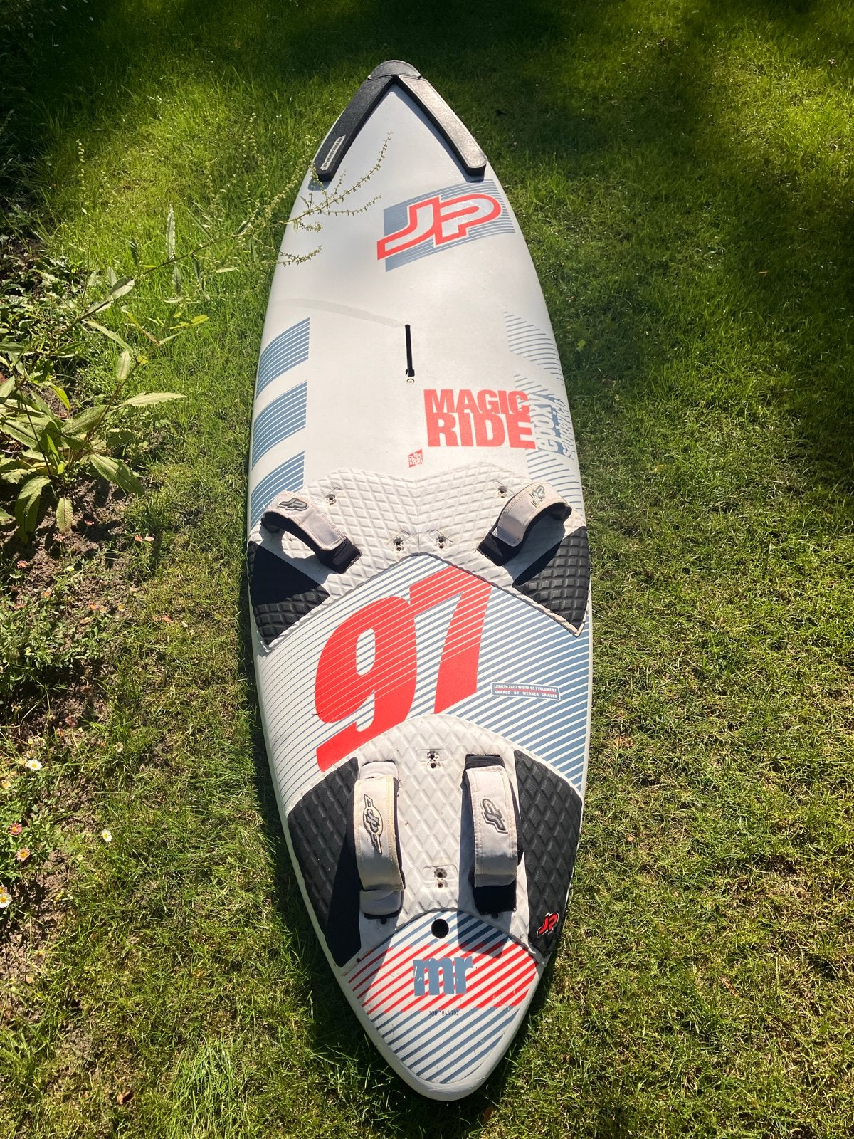 JP Magic Ride 97L surfplank, Watersport en Boten, Windsurfen, Ophalen, Gebruikt, Minder dan 250 cm, Met vin(nen)
