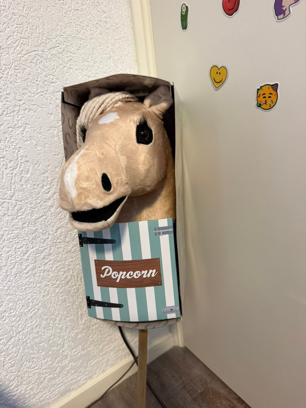 LeMieux Hobby Horse Popcorn incl. hoofdstel, Ophalen of Verzenden, Zo goed als nieuw, Meisje
