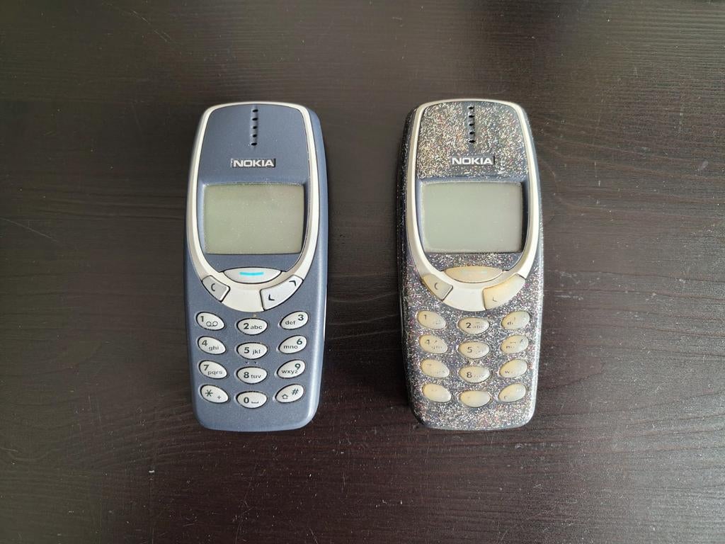 2x Nokia 3310, Gebruikt, Blauw, Geen camera, Ophalen of Verzenden