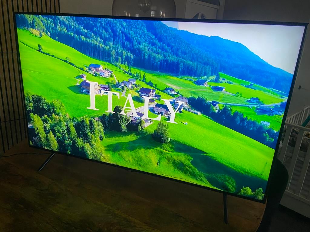 Samsung 55 inch Qled ultra hd 4k smart tv, 120 Hz, Ophalen of Verzenden, Zo goed als nieuw, Samsung