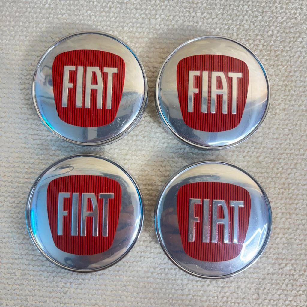 Fiat Naafdoppen 60mm - Set van 4 Stuks, Ophalen of Verzenden, Nieuw