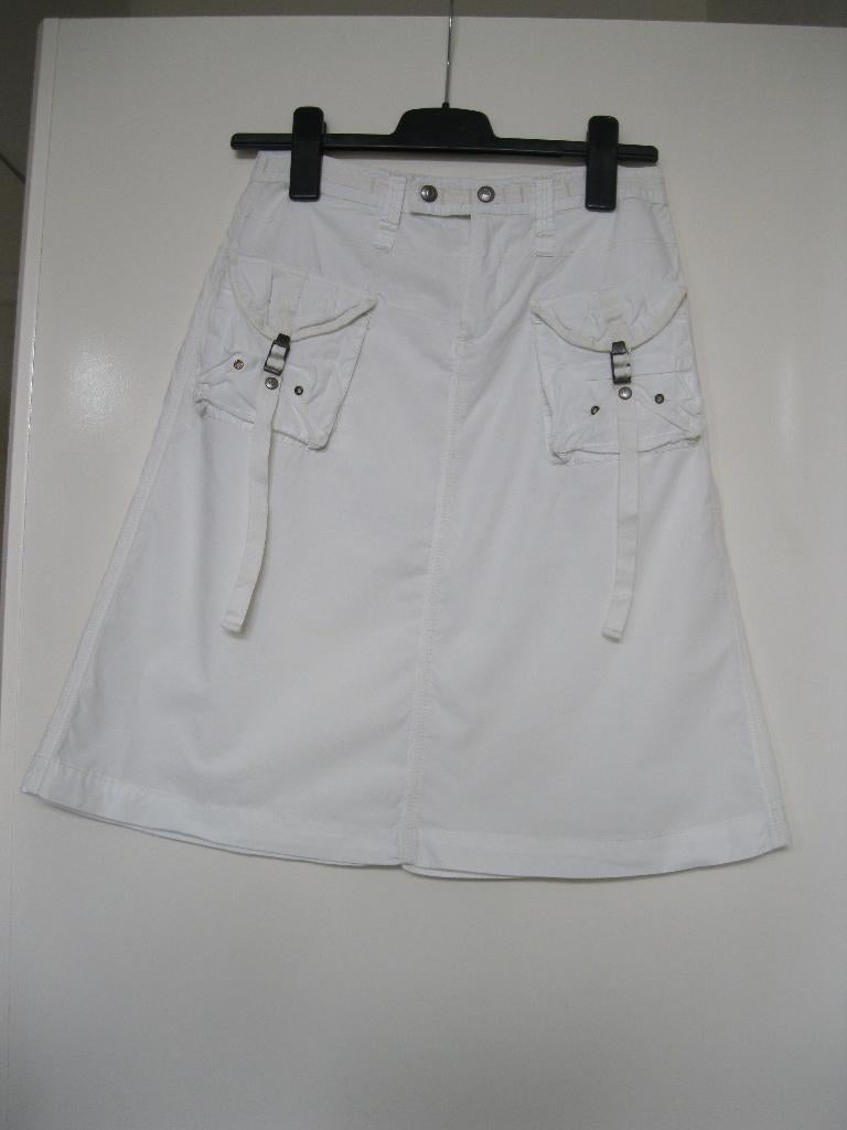 Vanila rok wit 34 zgan  2 x gedragen, Kleding | Dames, Rokken, Verzenden, Wit, Zo goed als nieuw, Maat 34 (XS) of kleiner