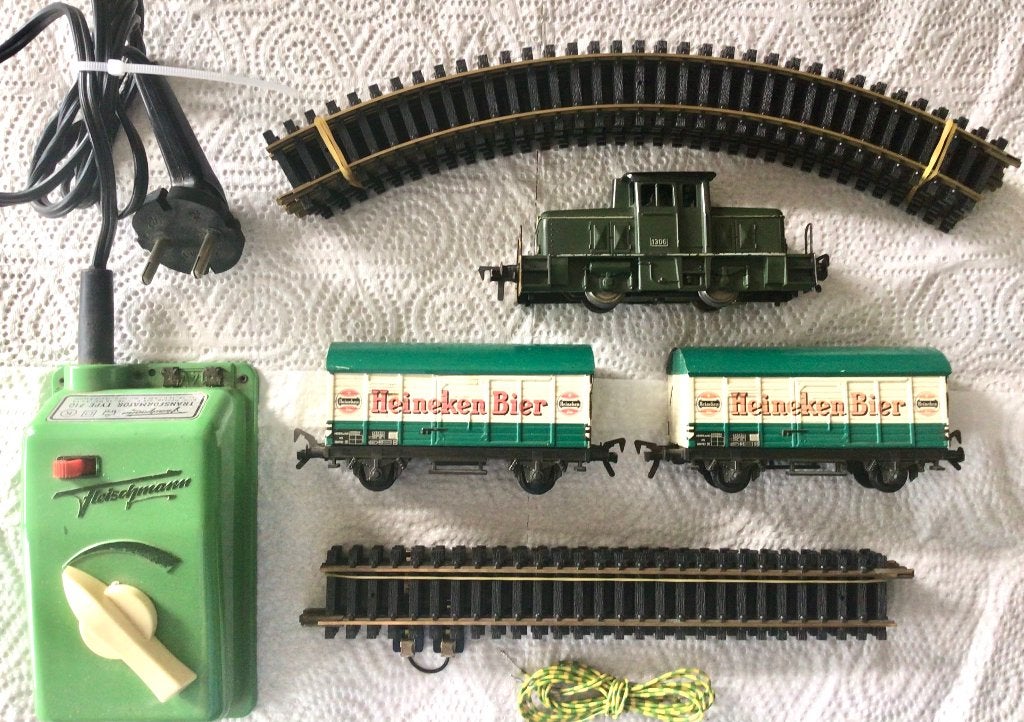 Fleischmann H0, Heineken Bier trein, rijklaar, Hobby en Vrije tijd, Modeltreinen | H0, Gelijkstroom, Fleischmann, Analoog, Ophalen of Verzenden