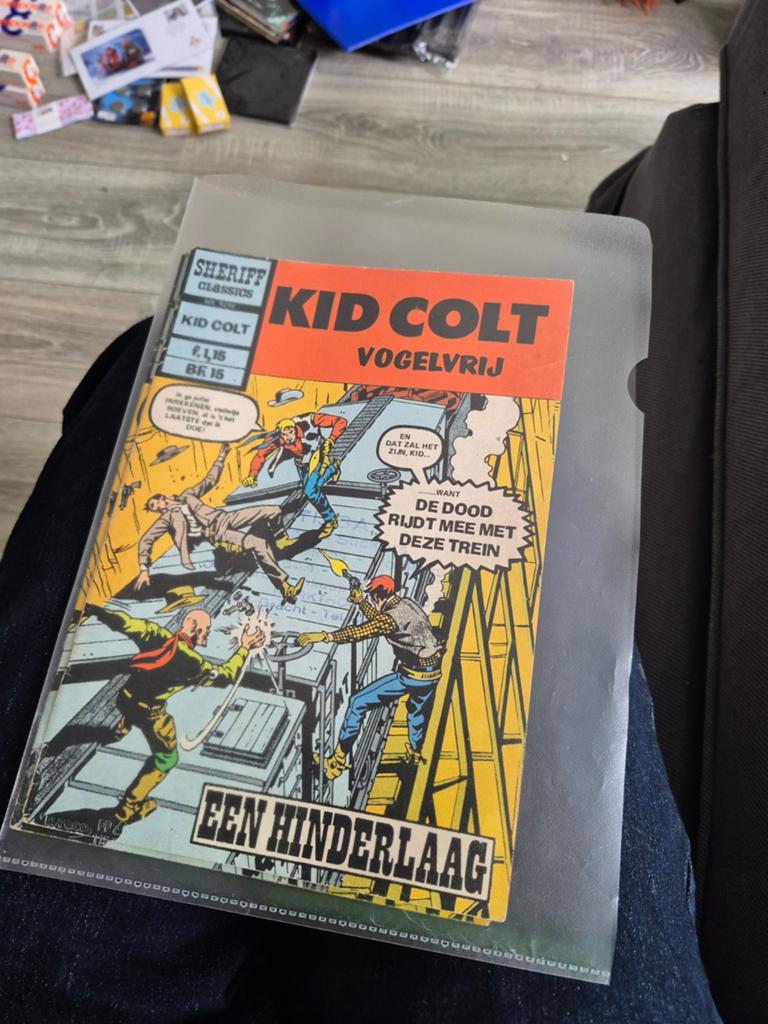Kid Colt Vogelvrij - Een Hinderlaag (Sheriff Classics), Boeken, Eén stripboek, Ophalen of Verzenden, Gelezen, Stan Lee