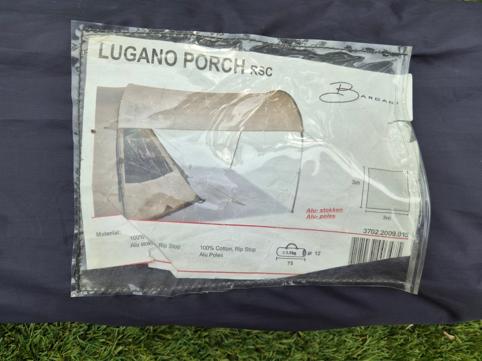 Lugano Porch RSC Voortent/Luifel - 100% Katoen, Ophalen of Verzenden