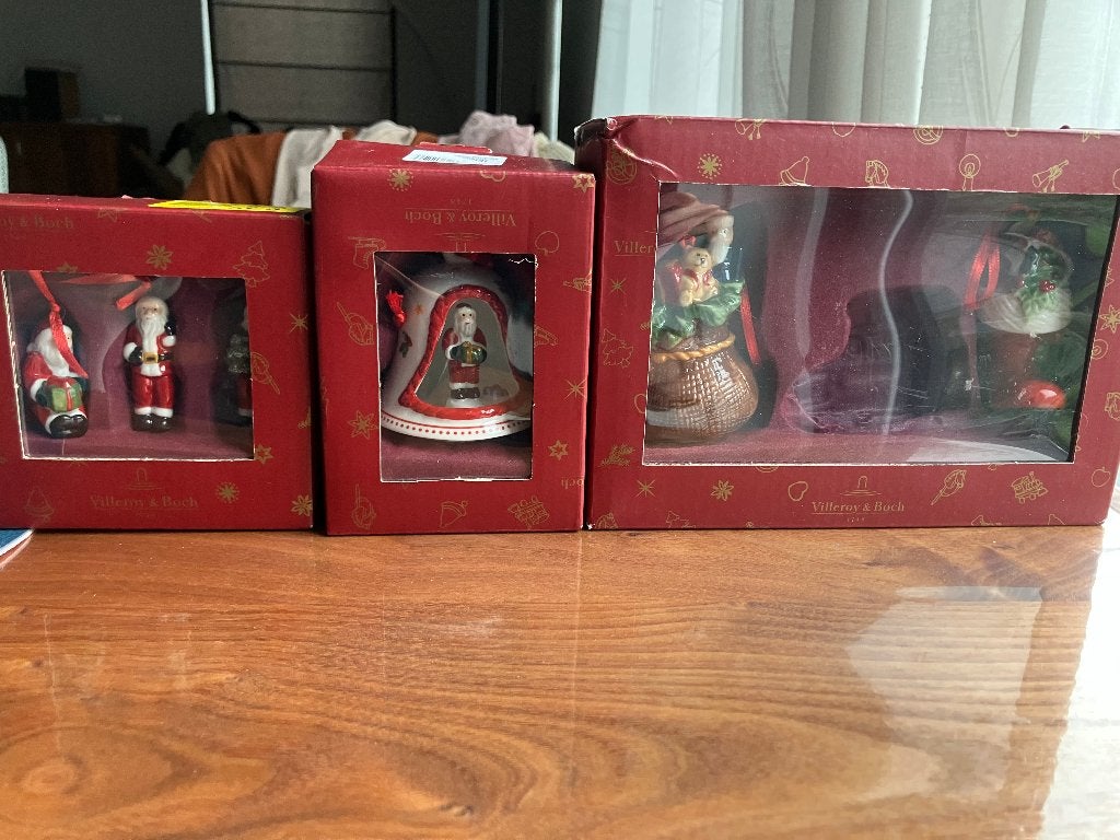 Villeroy & Boch hangers met kerstmannetjes en meer, Diversen, Ophalen, Nieuw