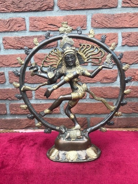fraaie bronzen Shiva Nataraya, Ophalen of Verzenden, Brons