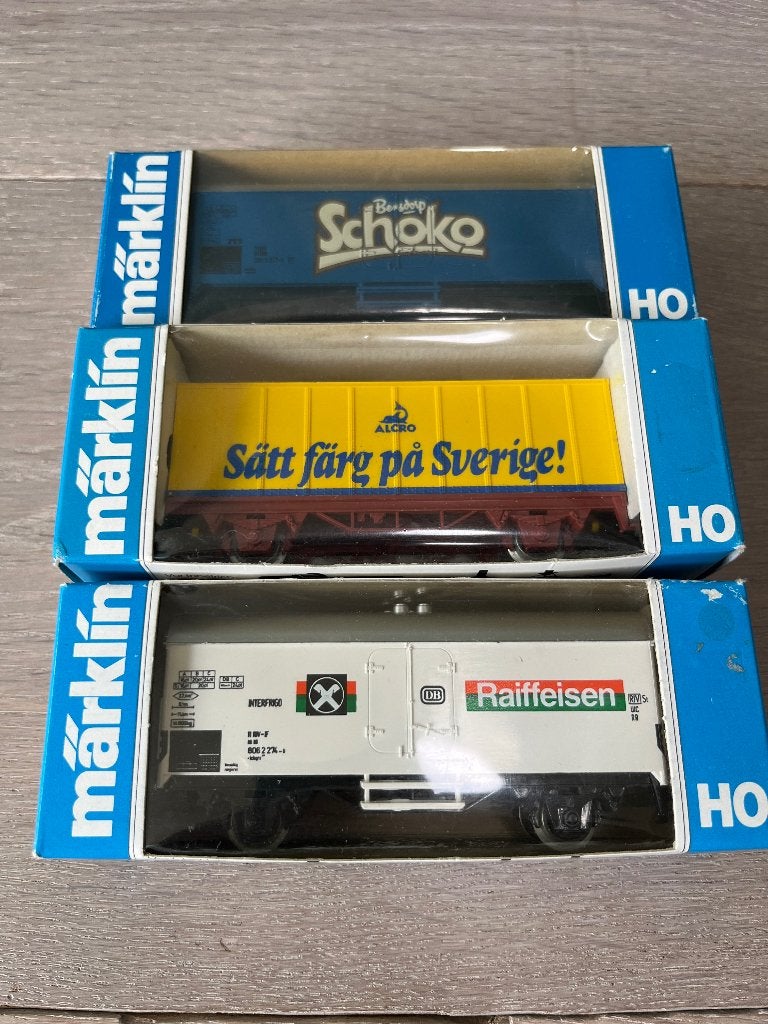 Marklin ho wagons nieuwstaat, Wisselstroom, Verzenden, Märklin, Nieuw