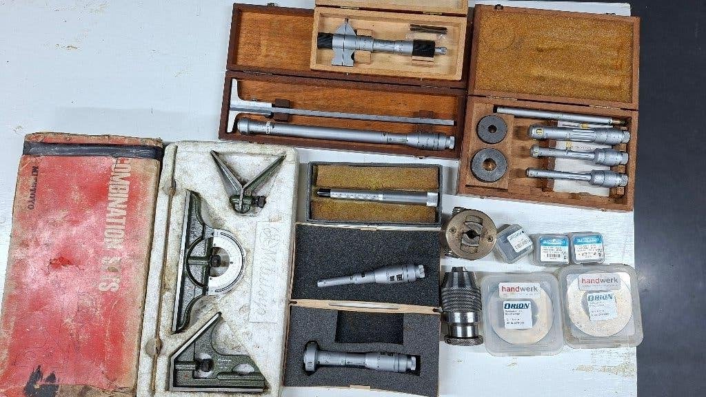 HBM ladekast onderstel, Haas skimmer, TESA, Mitutoyo, Ophalen of Verzenden, Gebruikt, Metaaldraaibank