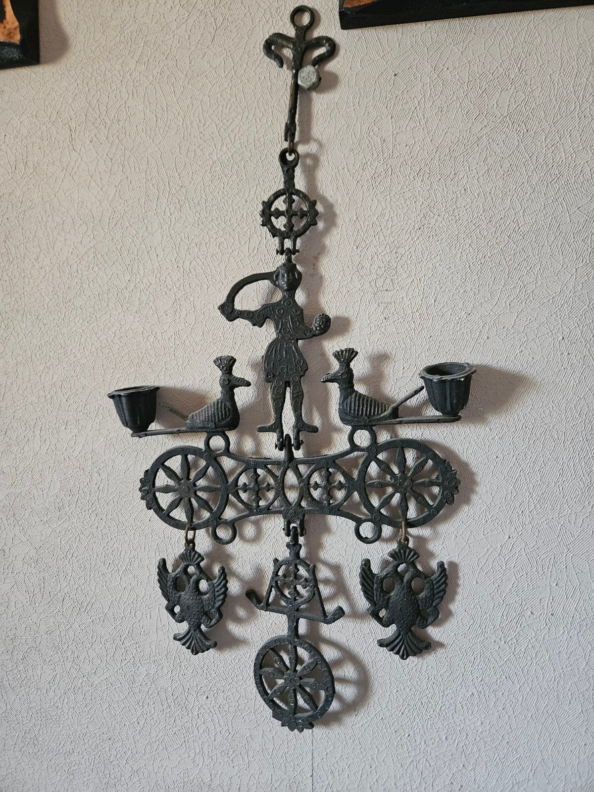 Orthodox Byzantijnse Kandelaar - Uniek Decorstuk, Ophalen of Verzenden, Koper of Brons