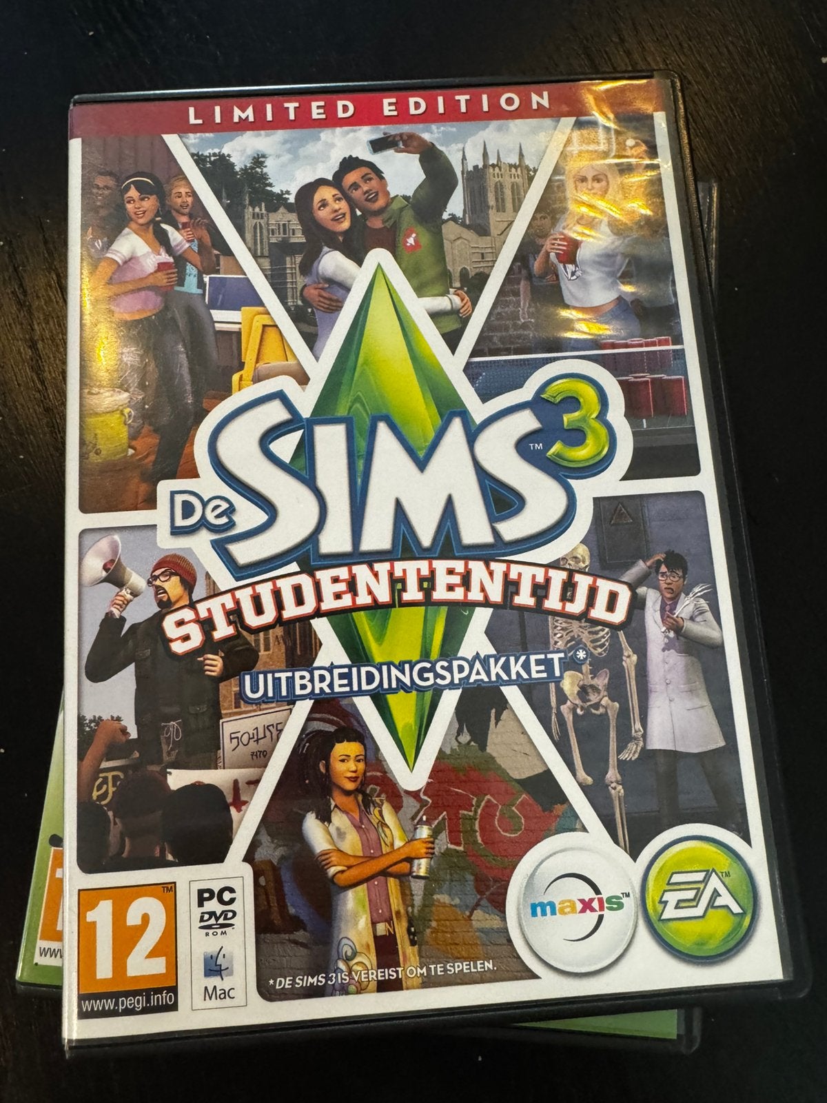De Sims 3 Studententijd (Limited Edition), 1 speler, Ophalen of Verzenden, Zo goed als nieuw, Vanaf 12 jaar