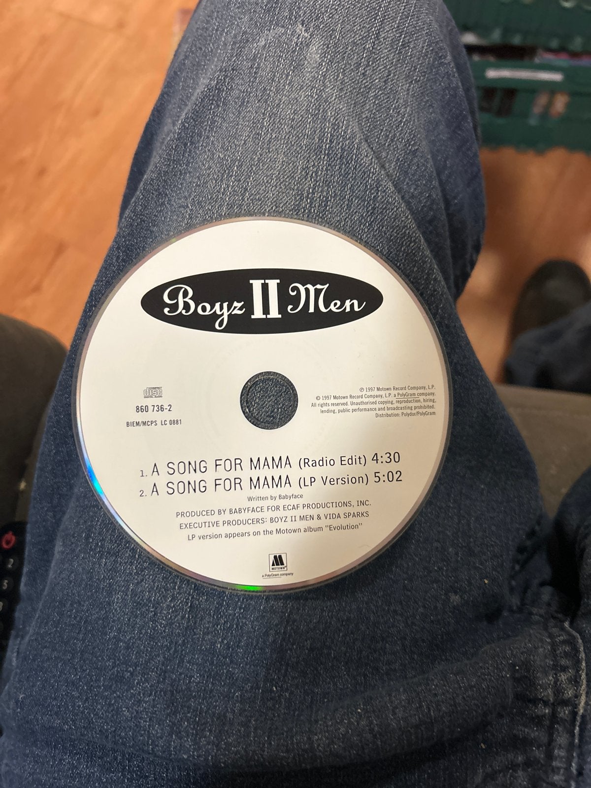 Boyz II Men - A Song For Mama CD Single, Cd's en Dvd's, Ophalen of Verzenden, Gebruikt