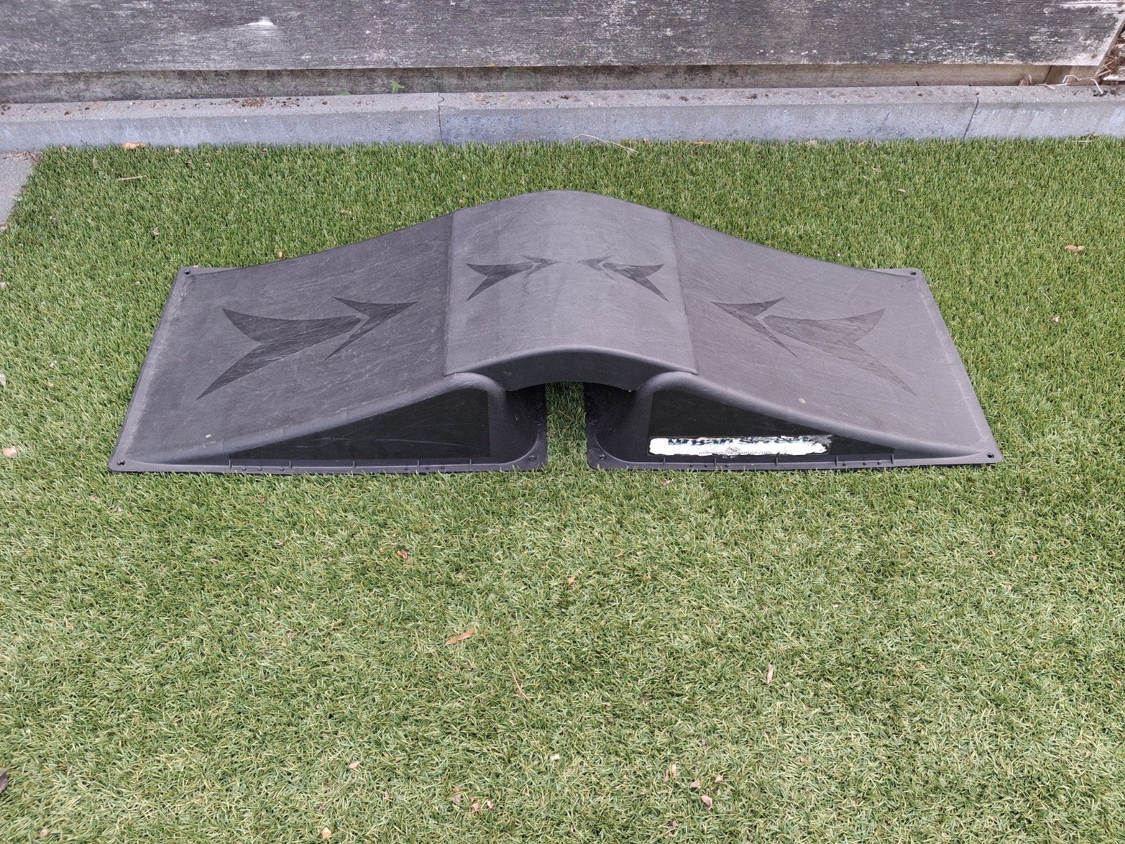 schans (dubbel) voor skaten, steps, crossfiets, stunts, Ophalen, Gebruikt, Skateboard