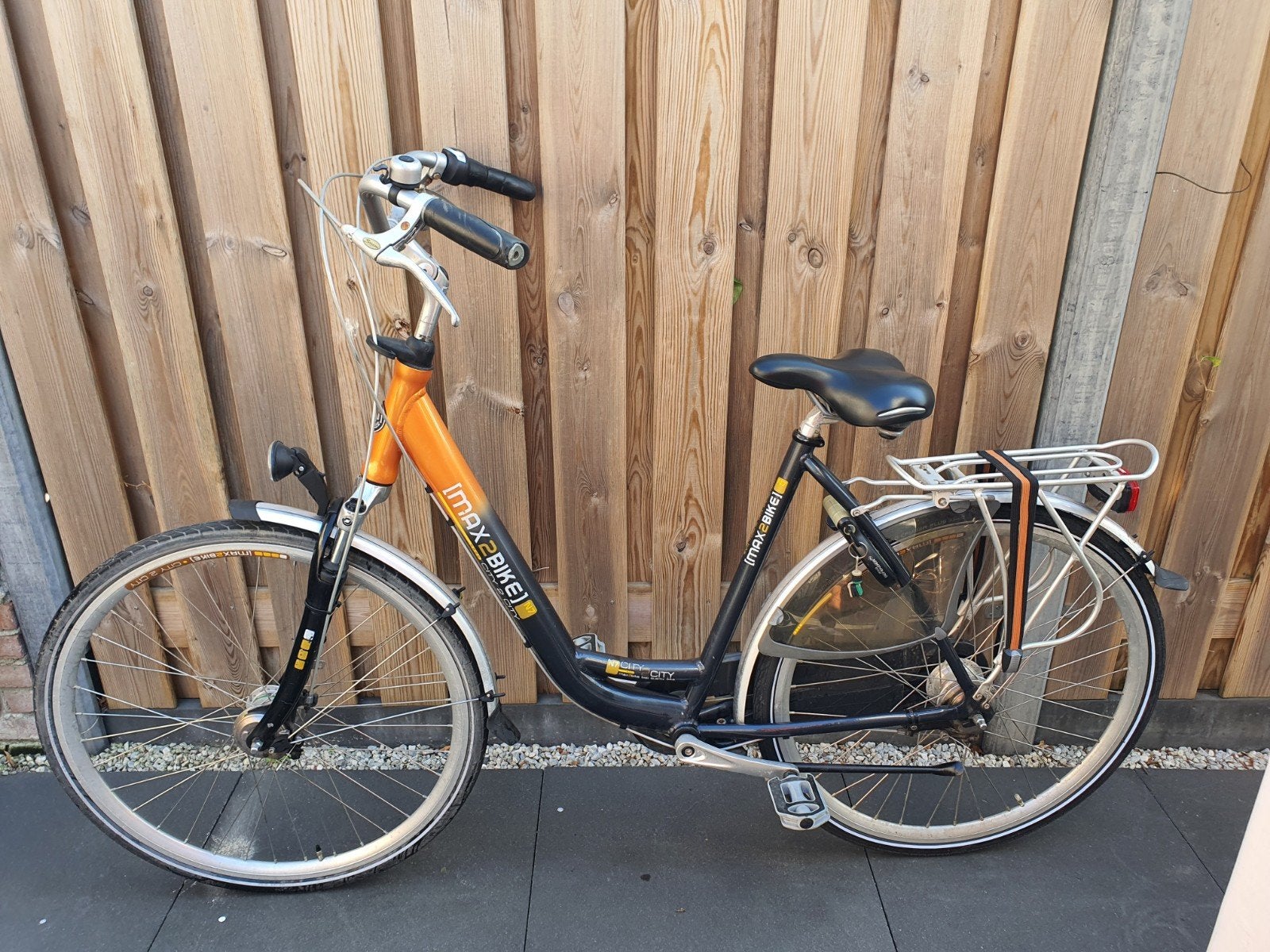 Max2Bike Damesfiets 7 versnellingen frame 53, 53 tot 56 cm, Versnellingen, Zo goed als nieuw, Ophalen