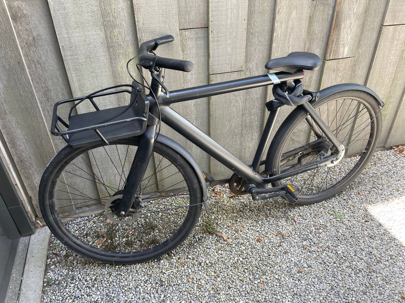 VanMoof S3 met voordrager - met error 17/19, Gebruikt, Versnellingen, 57 tot 61 cm, Schijfrem