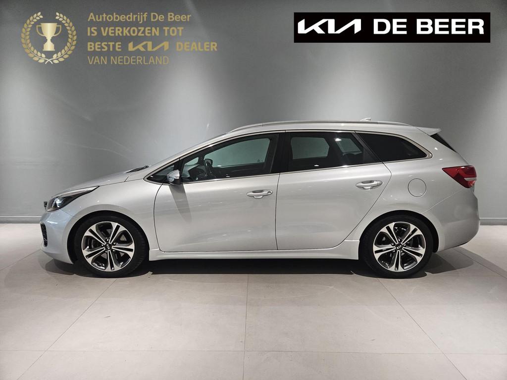 Kia Cee D 1.0 T-GDi Eco Dynamics 120PK GT-Line Navi/ Clima/, Auto's, Kia, Voorwielaandrijving, Stof, Handgeschakeld, 600 kg