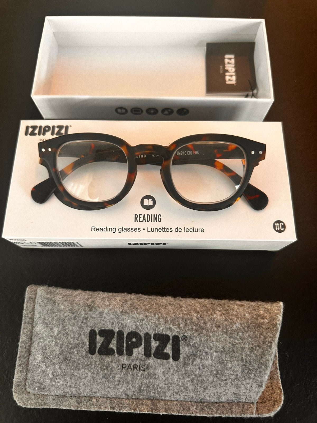 Nieuwe IZIPIZI Leesbril +2.0 - Tortoise, Overige merken, Bruin, I, Nieuw