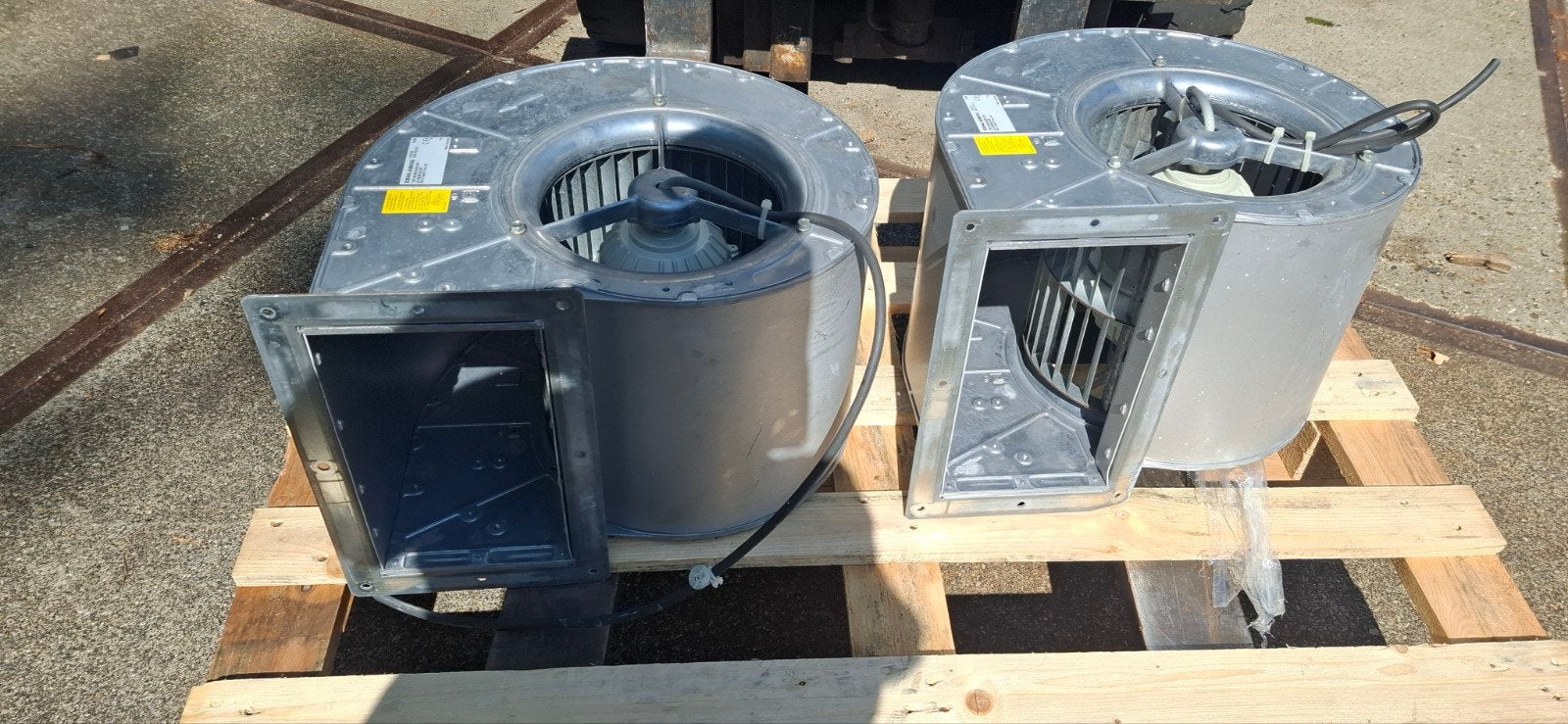 Rvs/aluminium  schoepen afzuiger/schoepen  ventilator., Ophalen of Verzenden, Zo goed als nieuw, Afzuiger