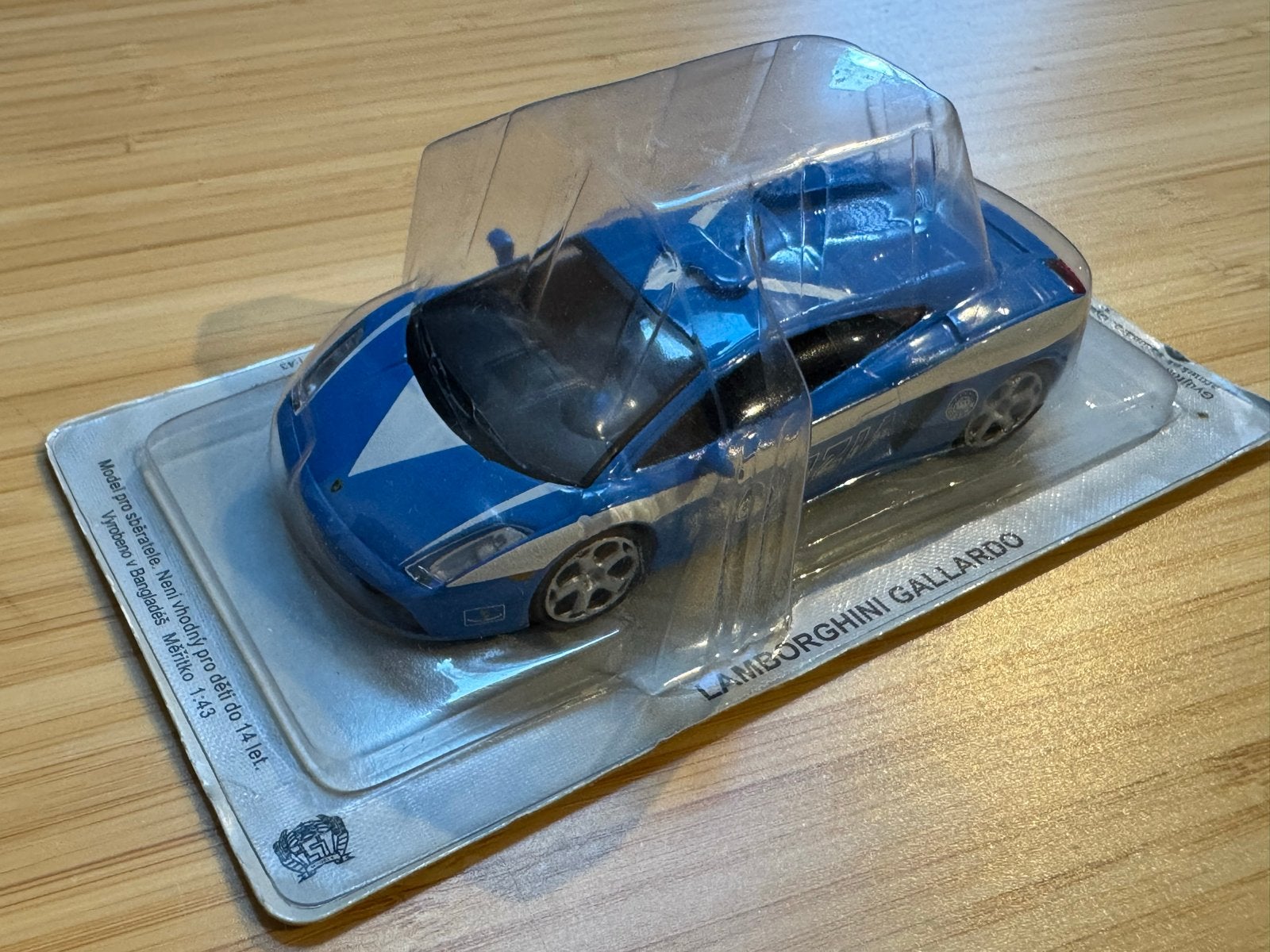 Lamborghini Gallardo Polizia Altaya 1:43 modelauto, Ophalen of Verzenden, Nieuw, Auto, Overige merken