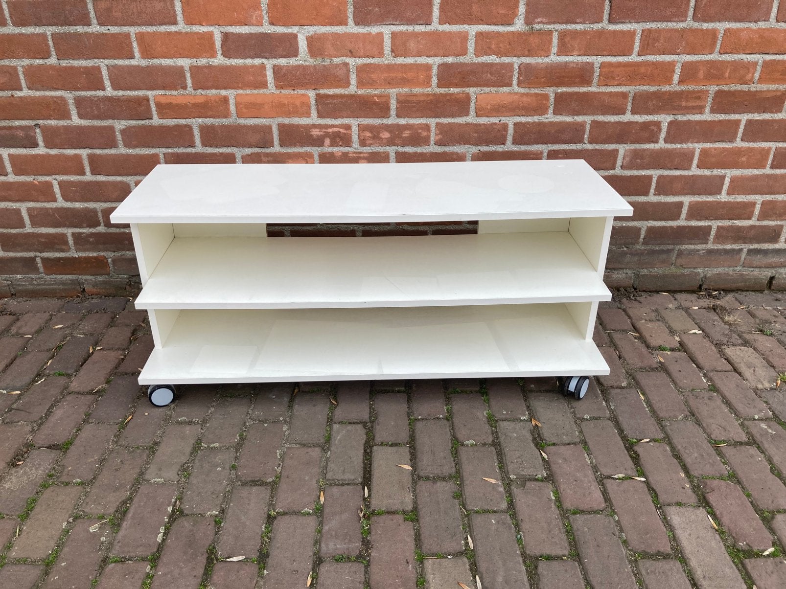 Tv meubel wit gebruikt, Ophalen of Verzenden, Gebruikt, Kunststof