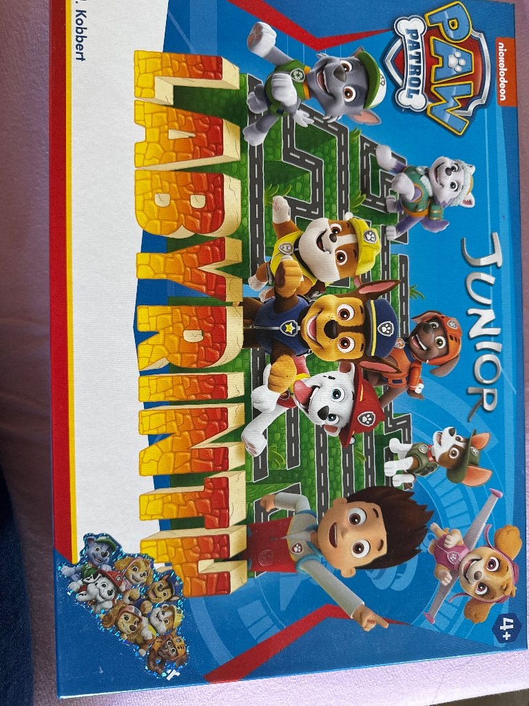 Paw Patrol Junior Labyrinth Bordspel Ravensburger, Een of twee spelers, Ophalen of Verzenden, Zo goed als nieuw, Ravensburger