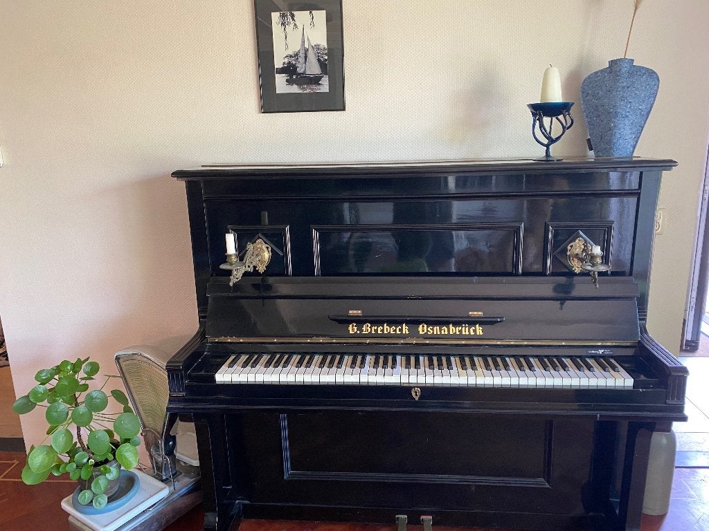 Piano G.brebeck Osnabrück, Ophalen, Gebruikt, Zwart, Piano