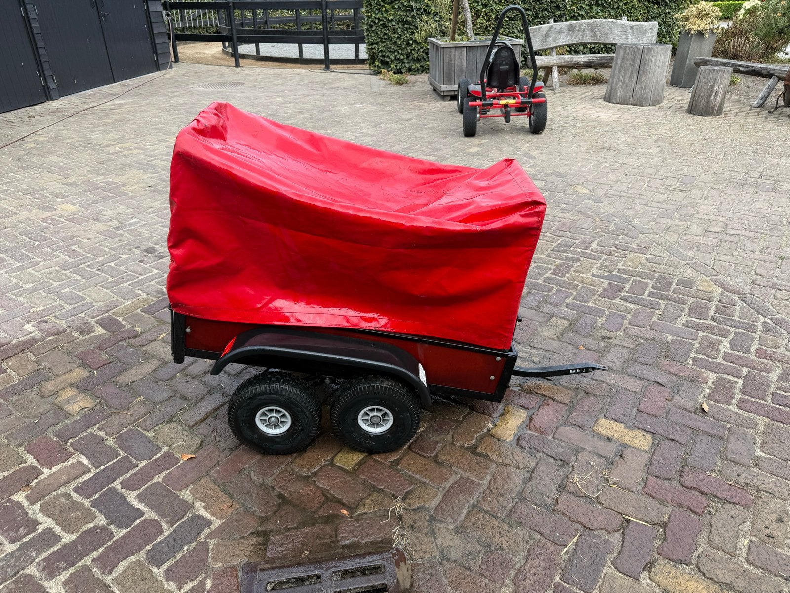 Berg skelter aanhanger - Zeldzaam en in goede staat, Fietsen en Brommers, Ophalen, Gebruikt, Overige typen, 80 kg of meer