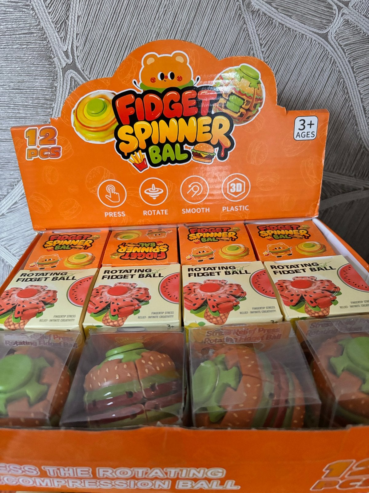 Fidget Spinner Bal - De Nieuwste Rage!, Ophalen, Nieuw, Jongen of Meisje