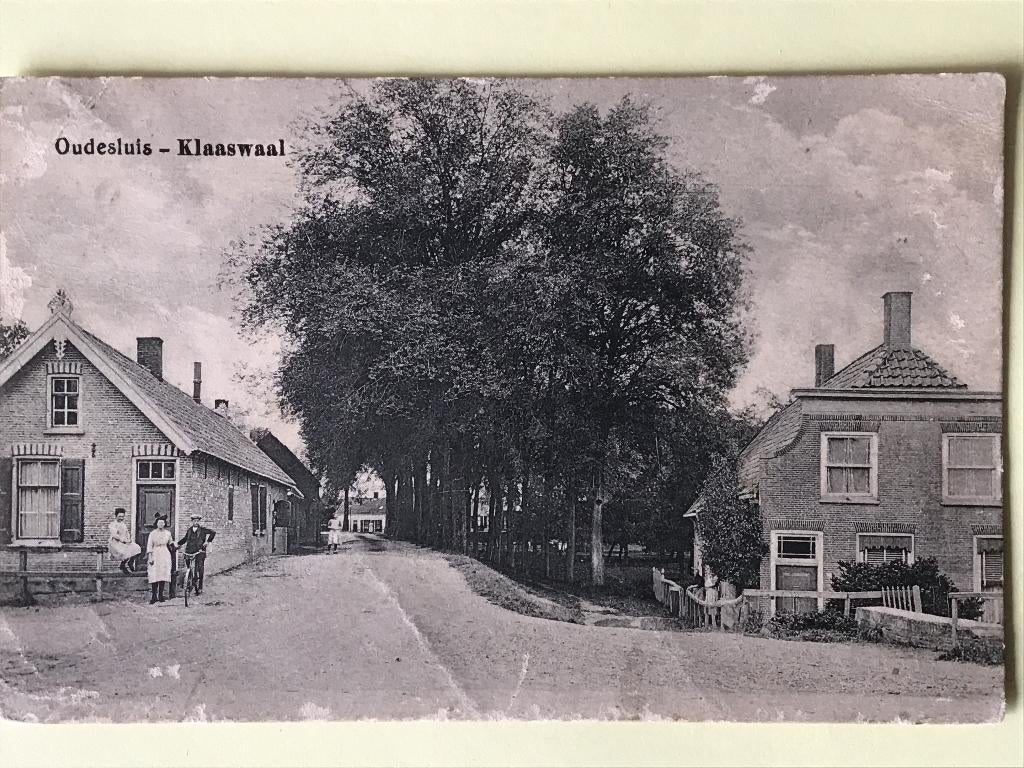 Klaaswaal Oudesluis 1947, Verzenden, 1940 tot 1960, Gelopen, Zuid-Holland