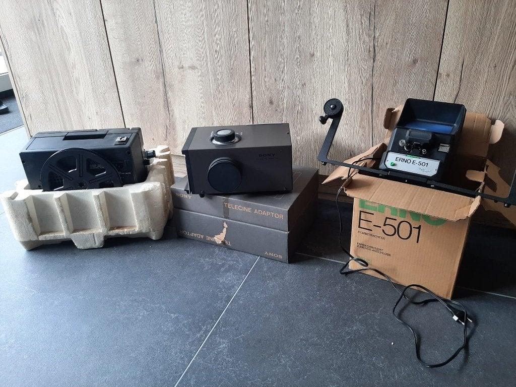 Set filmprojecter/kijker, Ophalen, Gebruikt