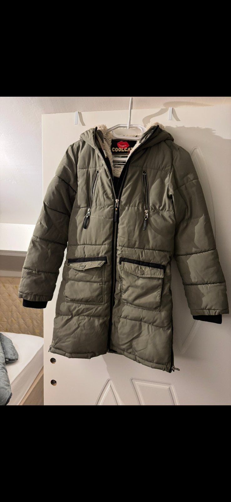Coolcat winterjas voor meisjes, Kleding | Dames, Ophalen, Zo goed als nieuw, Maat 34 (XS) of kleiner, Groen