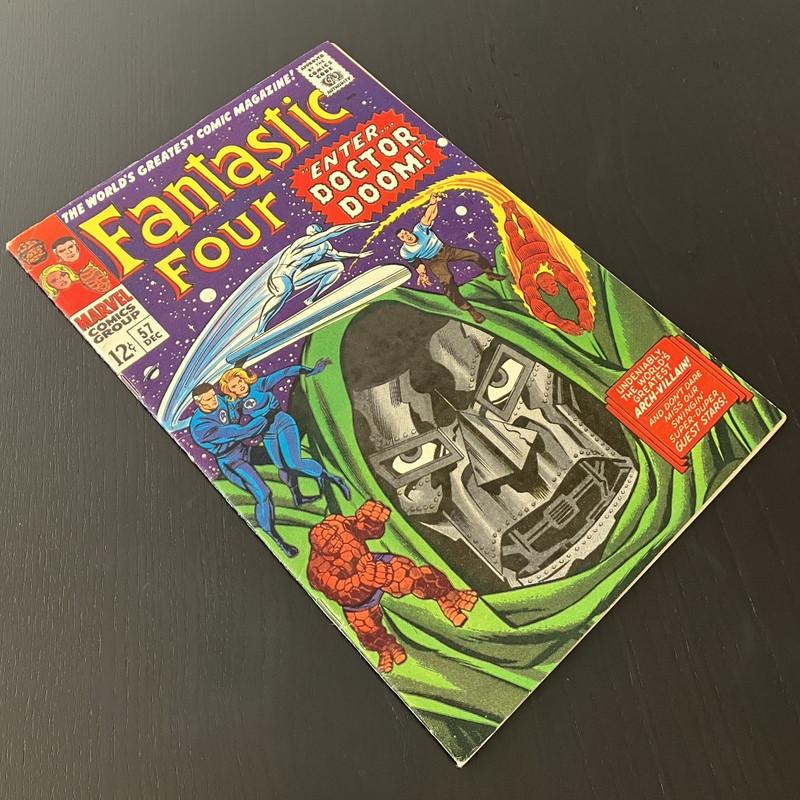 Fantastic Four Vol.1 #57 (1966) VF (8.0), Eén comic, Amerika, Marvel Comics, Ophalen of Verzenden