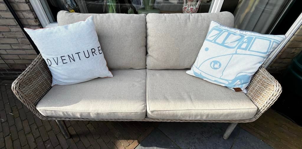 Intenso Furniture Tuinset met bank, stoelen, tafeltje, Ophalen, 4 zitplaatsen, Gebruikt, Wicker