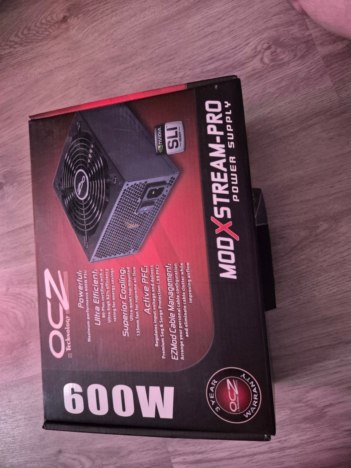 OCZ MODULAIRE VOEDING 600 WATT, Computers en Software, Interne voedingen, Ophalen