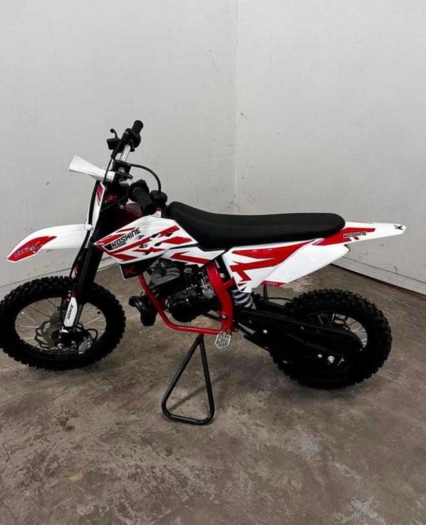 TERUIL! Koshine Dirtbike - Gloed nieuw!, Fietsen en Brommers, Minibikes, Midibikes en Pitbikes, Ophalen, Nieuw, Pitbike, 50 cc