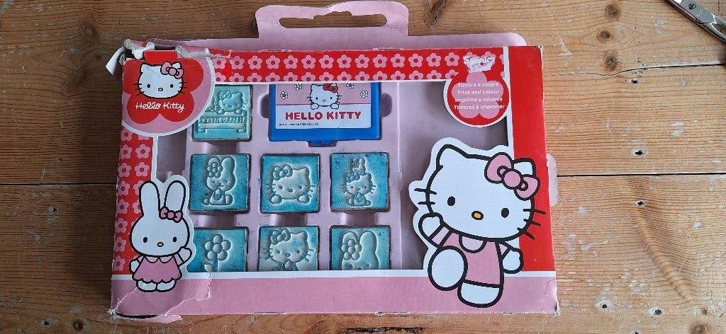 Hello Kitty Stempeldoos, Hobby en Vrije tijd, Stempelen, Ophalen of Verzenden, Clearstamp