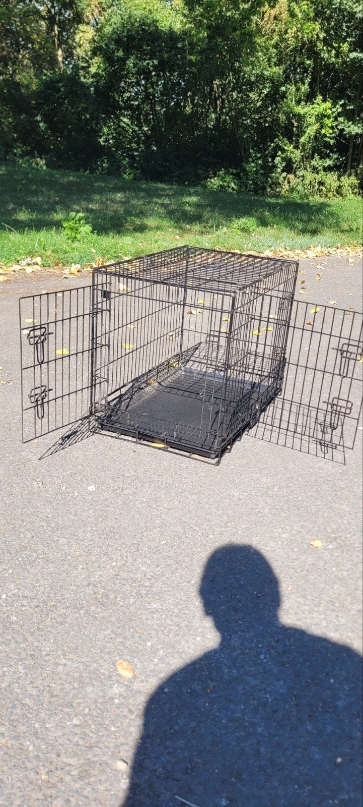 honden bench, Dieren en Toebehoren, Ophalen, Gebruikt
