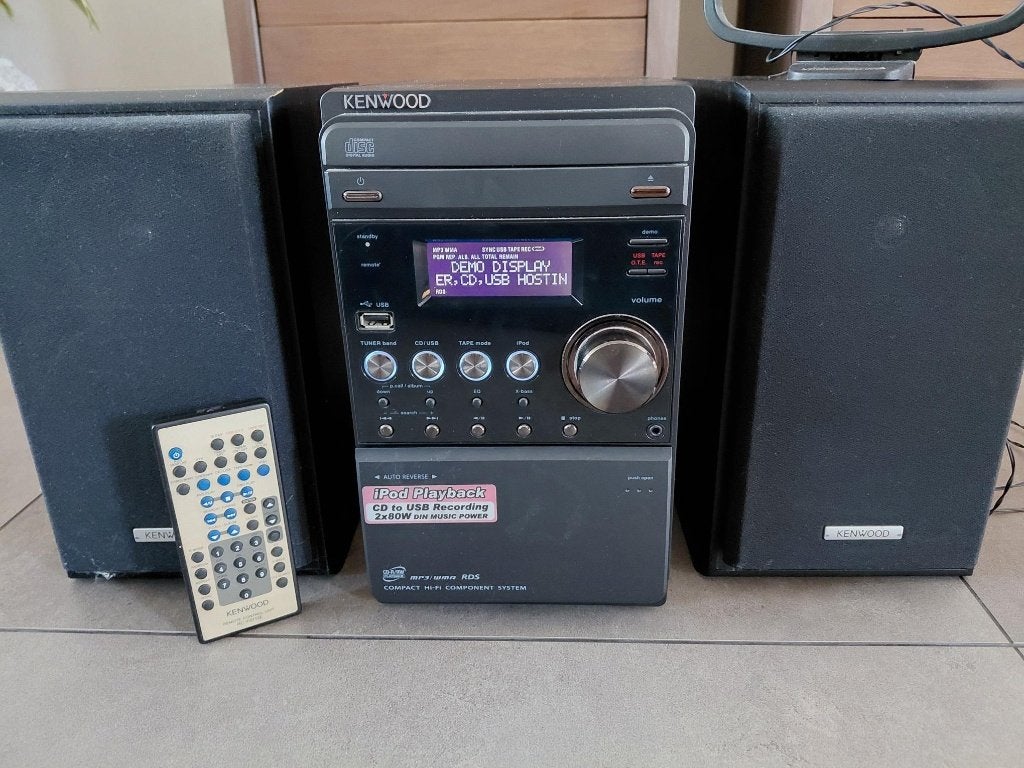 Kenwood RXD-M707 stereoset, Audio, Tv en Foto, Stereo-sets, Overige merken, MP3-aansluiting, Ophalen of Verzenden, Tuner of Radio